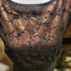 Vintage Yves Cossette Depeche's Dress ● Size 10 ● Silk Flora ● Style Cocktail